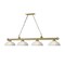 Z-Lite Cordon 4 Light Billiard, Rubbed Brass & White Linen 2306-4RB-DWL14 - alternate 7